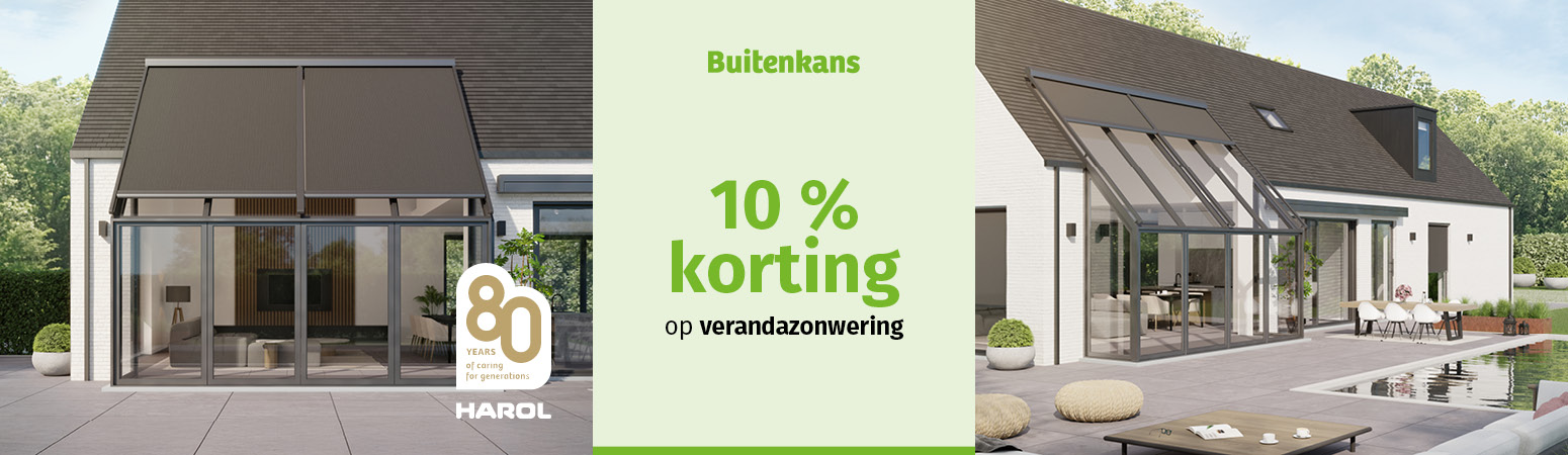 Actie verandazonwering